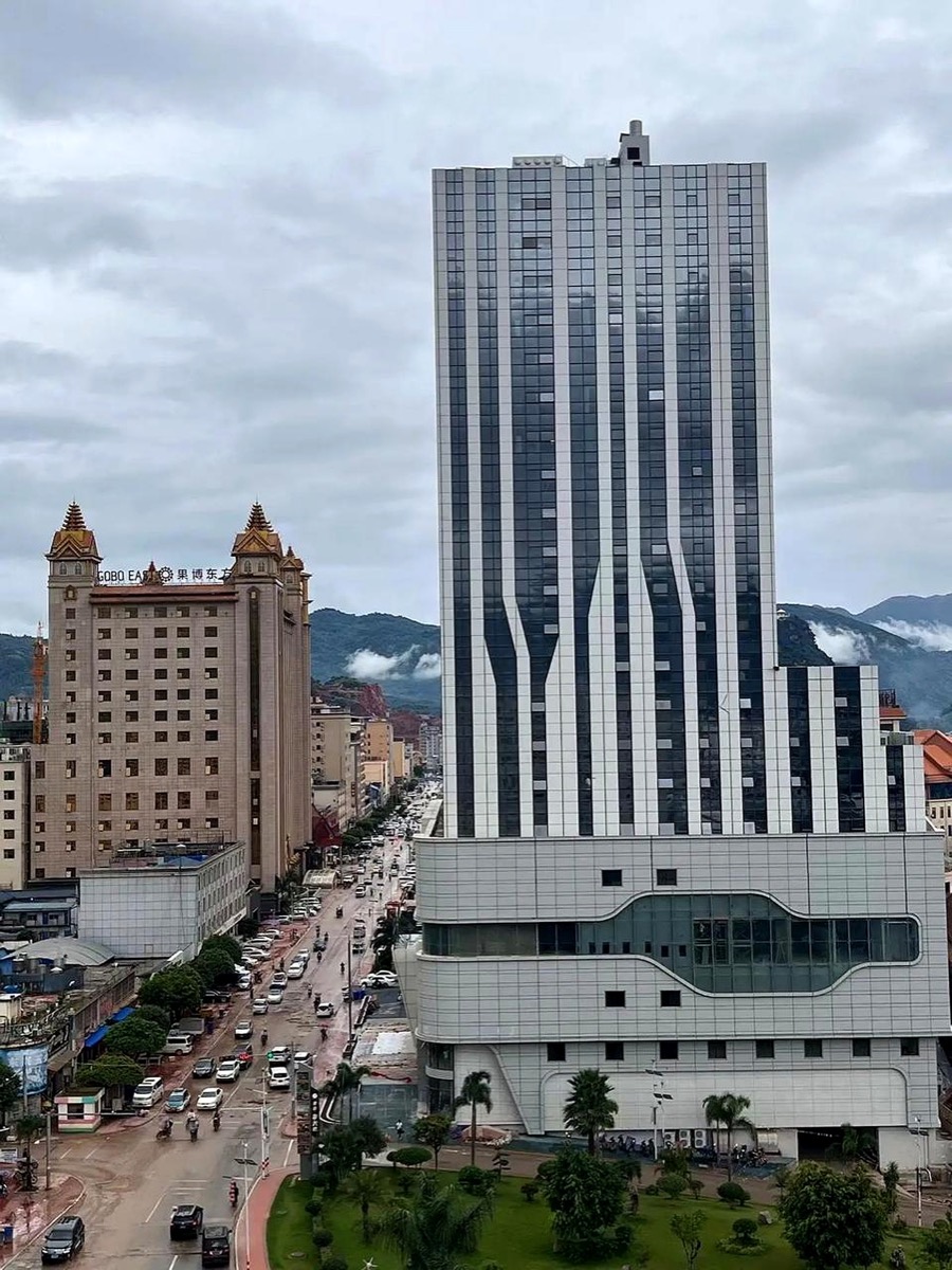 果敢老街城市环境